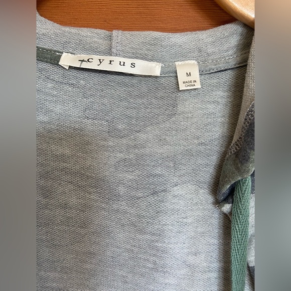 Cyrus | Camo Print Knit Duster Hooded Cardigan - Picture 13 of 14